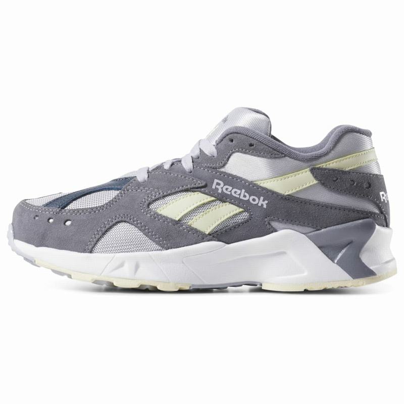 Reebok Aztrek Tenisky Damske - Siva/Biele/Modre/Žlté RL9970PO